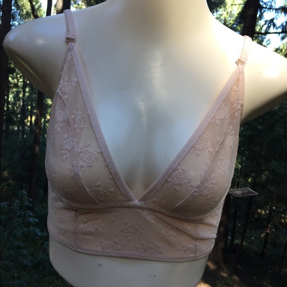 Free People Other - Free people Intimately blush  sheer/lace bra